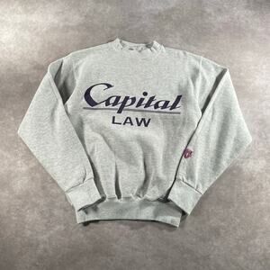 90’s VTG Capital University Capital Law Small Sweatshirt
